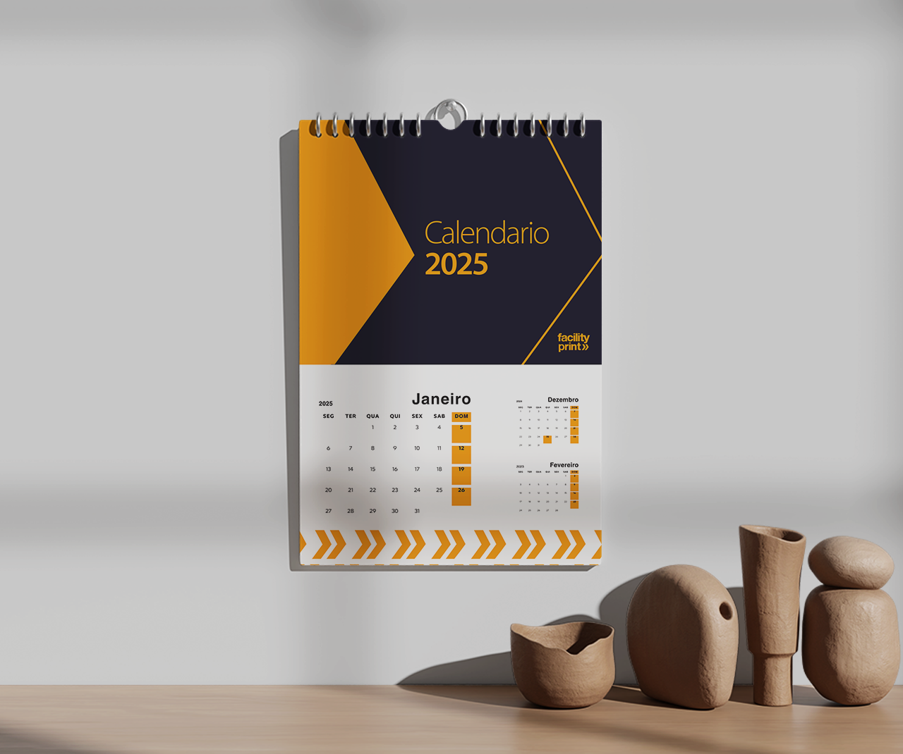 Calendario de parede