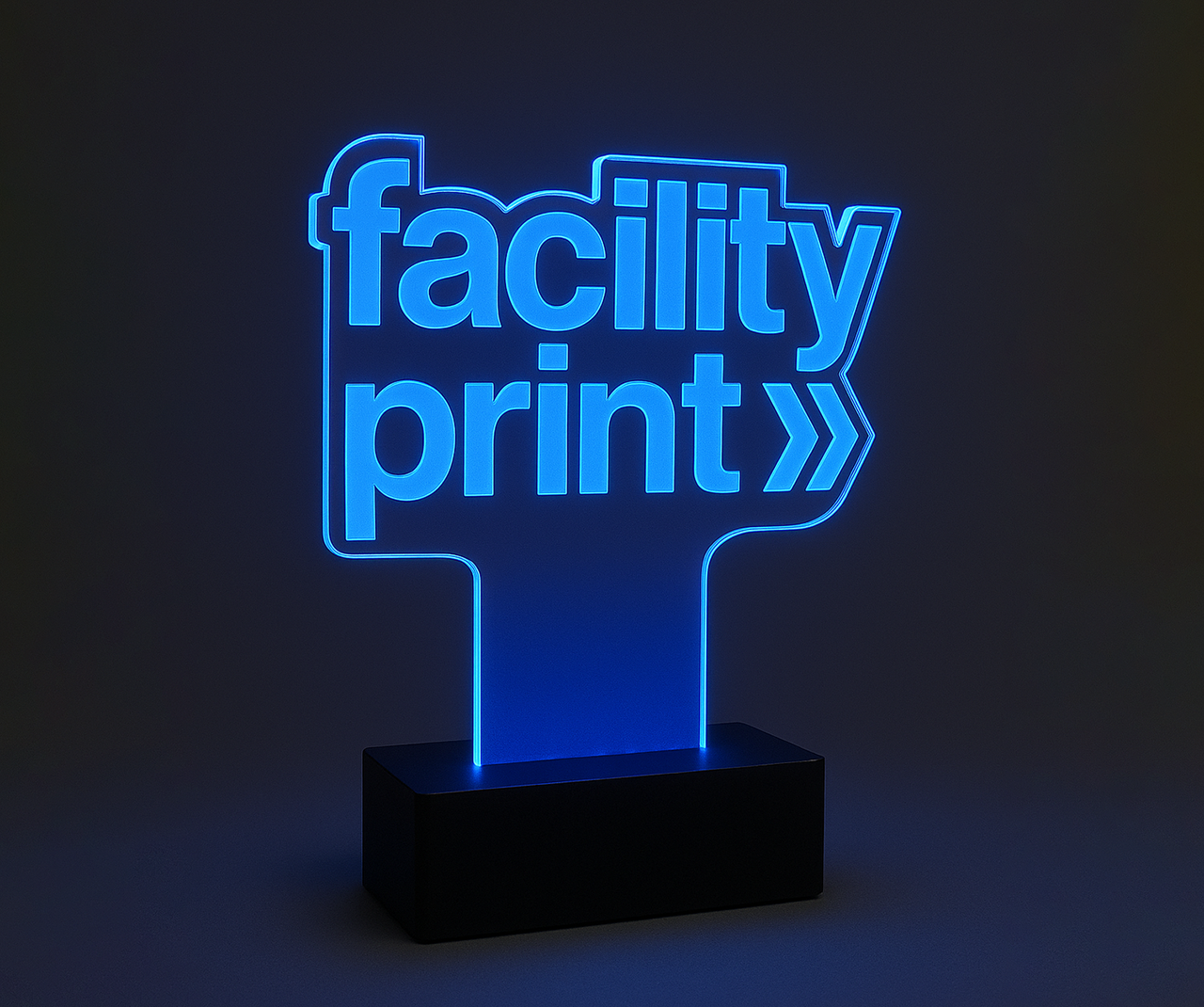 Troféu com led