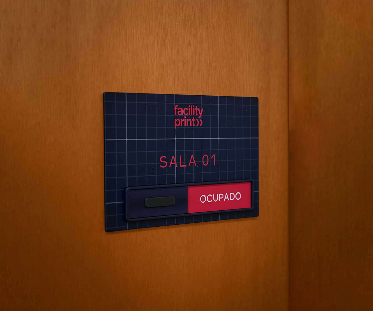 Placa Livre e Ocupado Personalizada